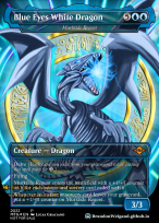 Card Alter of Murktide Regent (Blue Eyes White Dragon 1 from Yu-Gi-Oh)