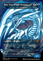 Card Alter of Murktide Regent (Blue Eyes White Dragon 3 from Yu-Gi-Oh)