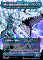 Card Alter of Murktide Regent (Blue Eyes White Dragon 4 from Yu-Gi-Oh)