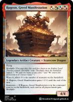 Rugeon, Greed Manifestation (Custom)